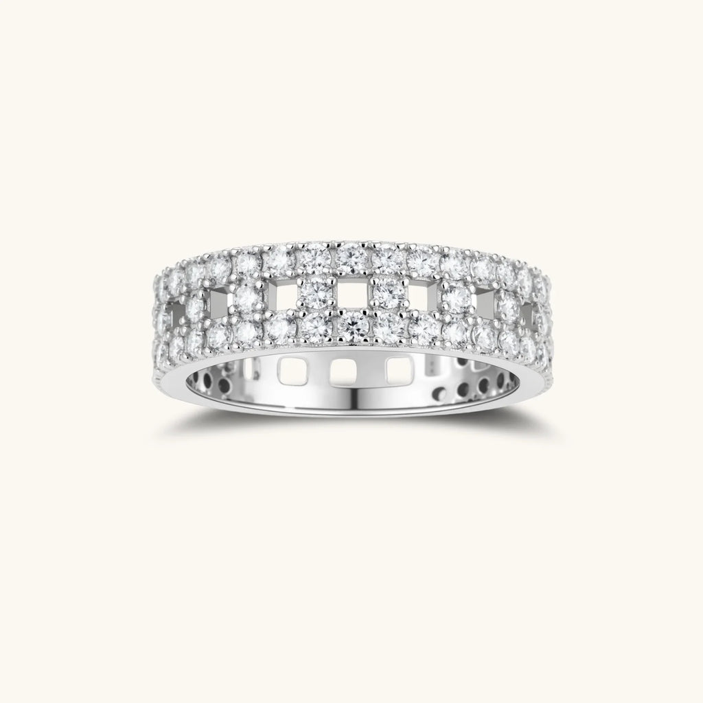 Stellar Row Moissanite Ring by ViVi Sotto