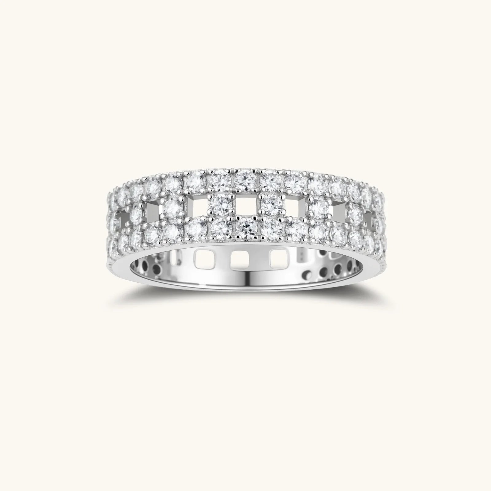 Stellar Row Moissanite Ring by ViVi Sotto