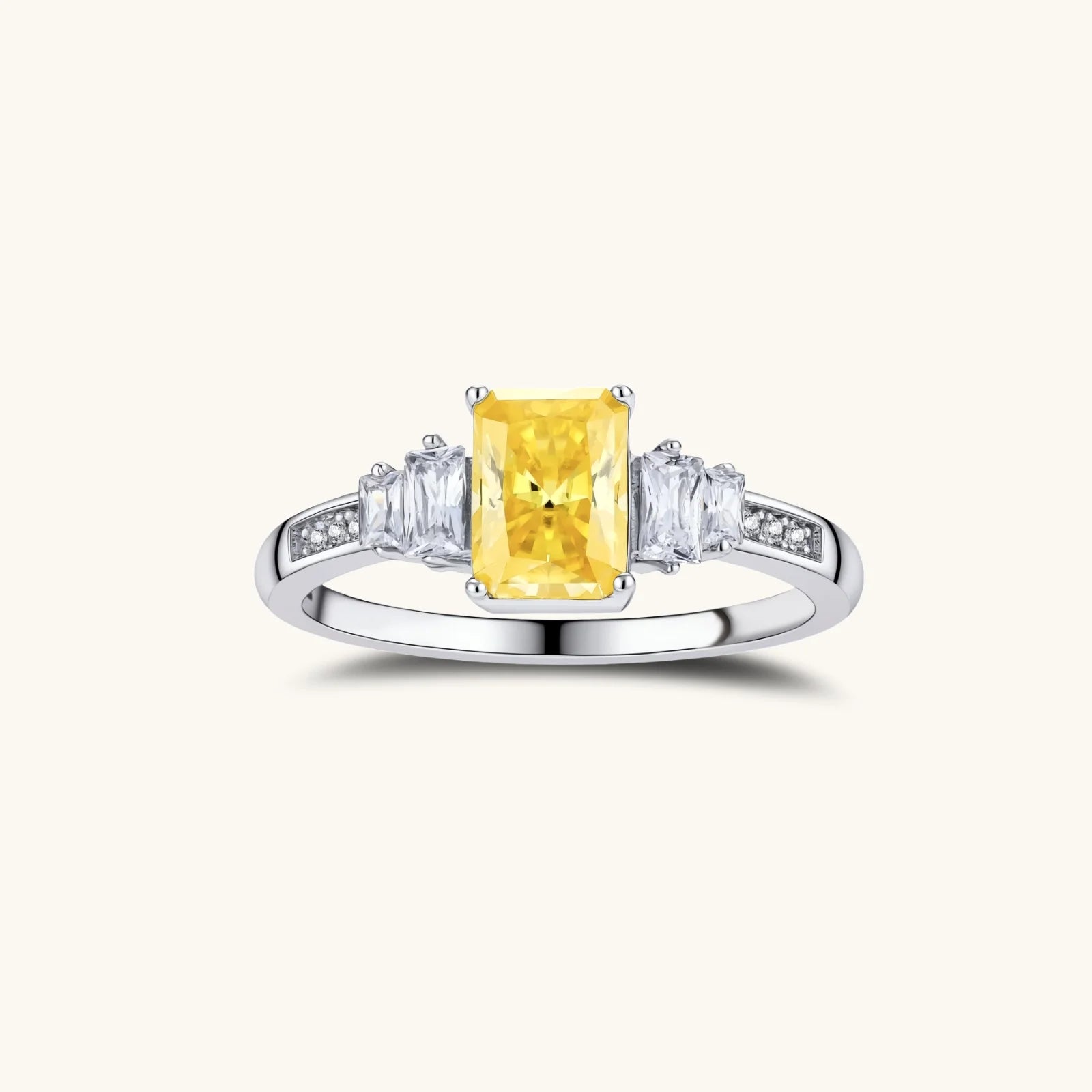 Golden Radiance Moissanite Set by ViVi Sotto