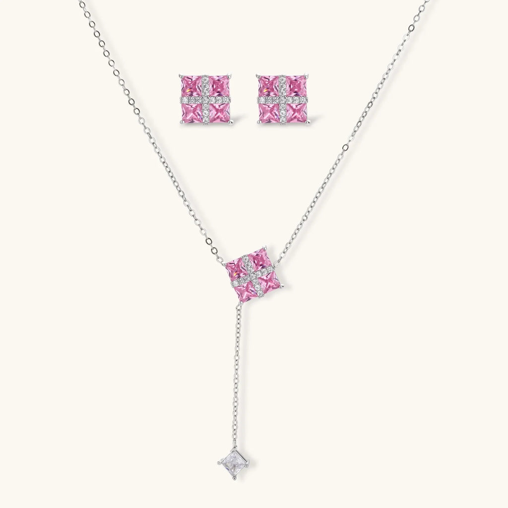 Pink Prism Cross Set by ViVi Sotto