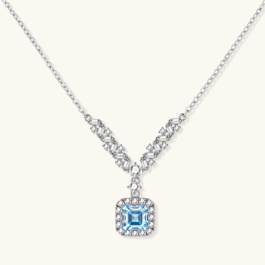 Celestial Arc Moissanite Necklace by ViVi Sotto
