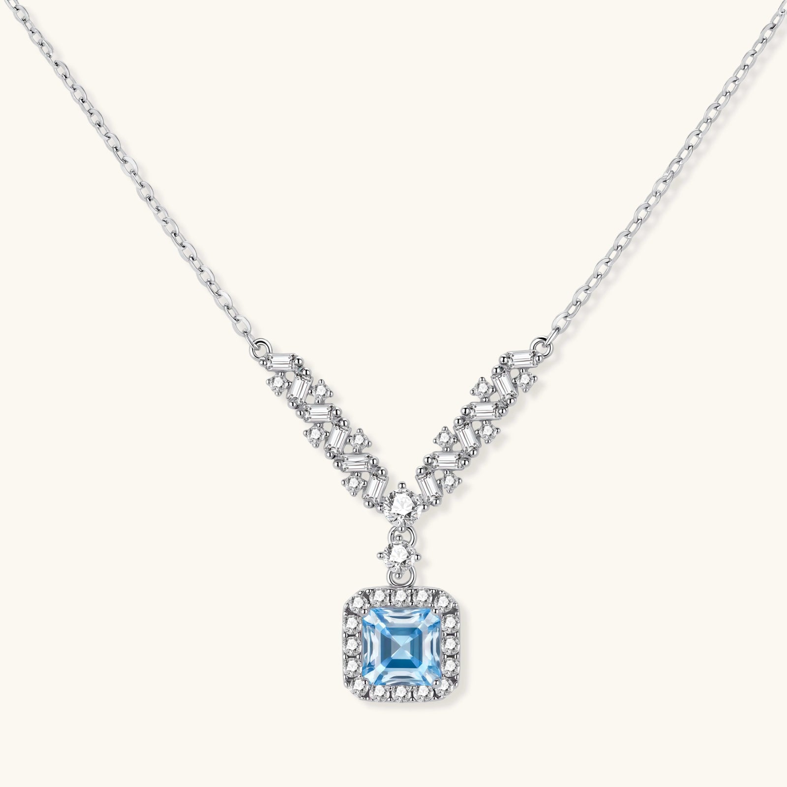 Celestial Arc Moissanite Necklace by ViVi Sotto
