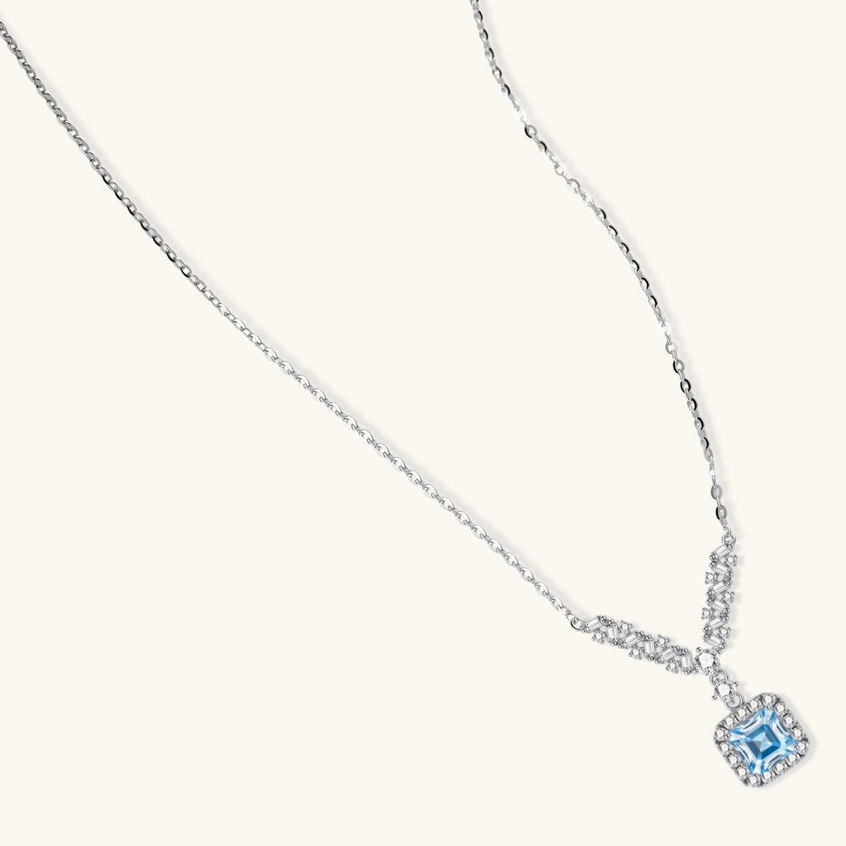 Celestial Arc Moissanite Necklace by ViVi Sotto