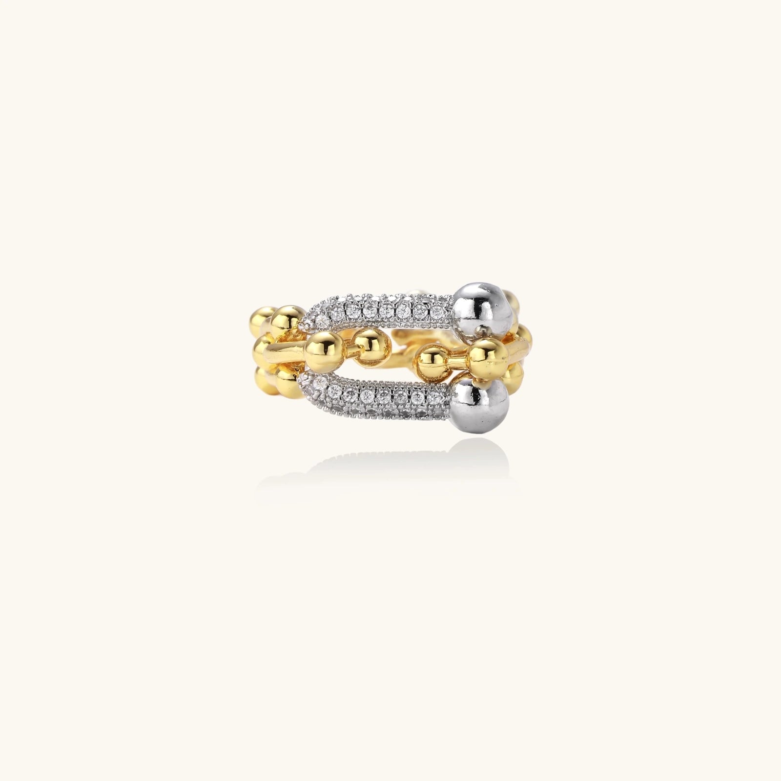 Chain Link Power Ring by ViVi Sotto