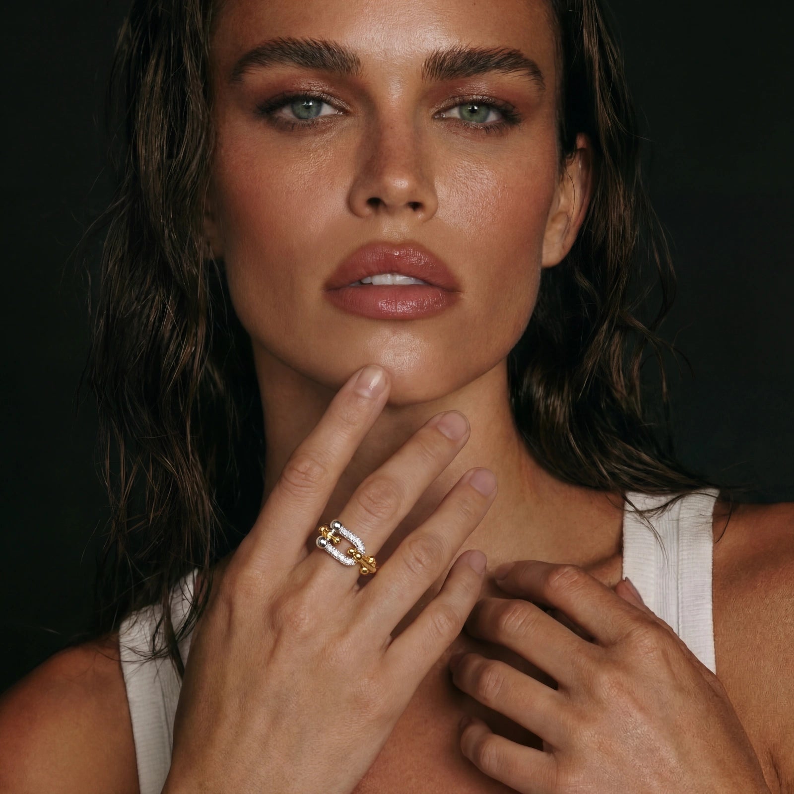 Chain Link Power Ring by ViVi Sotto