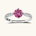 Pink Dreams Moissanite Ring by ViVi Sotto
