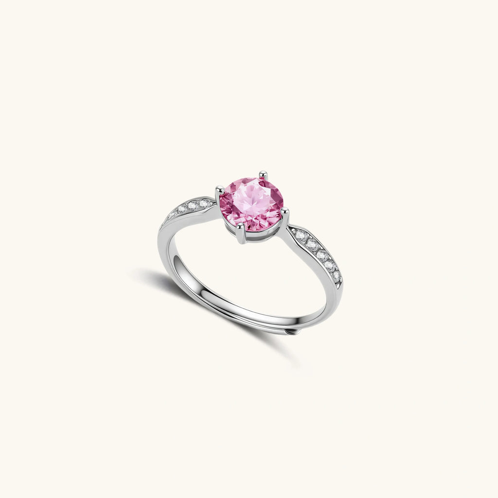 Pink Dreams Moissanite Ring by ViVi Sotto