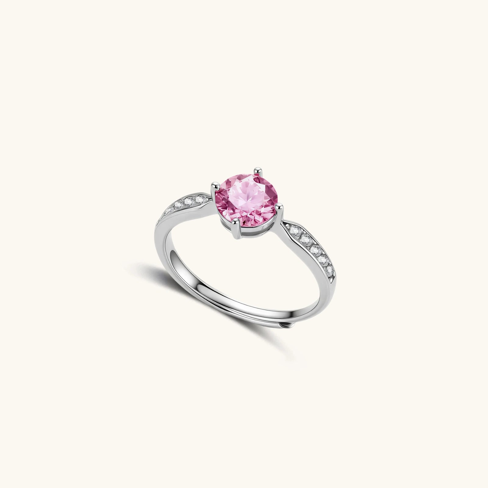 Pink Dreams Moissanite Ring by ViVi Sotto