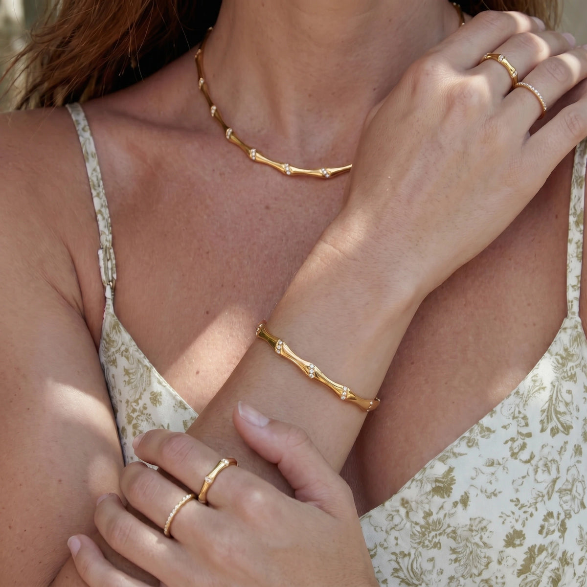 Bamboo Spark Bangle by ViVi Sotto