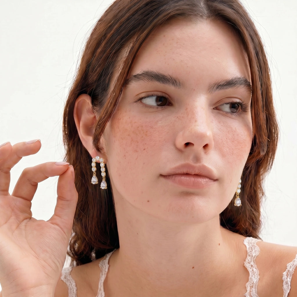 Linear Crystal Drops by ViVi Sotto