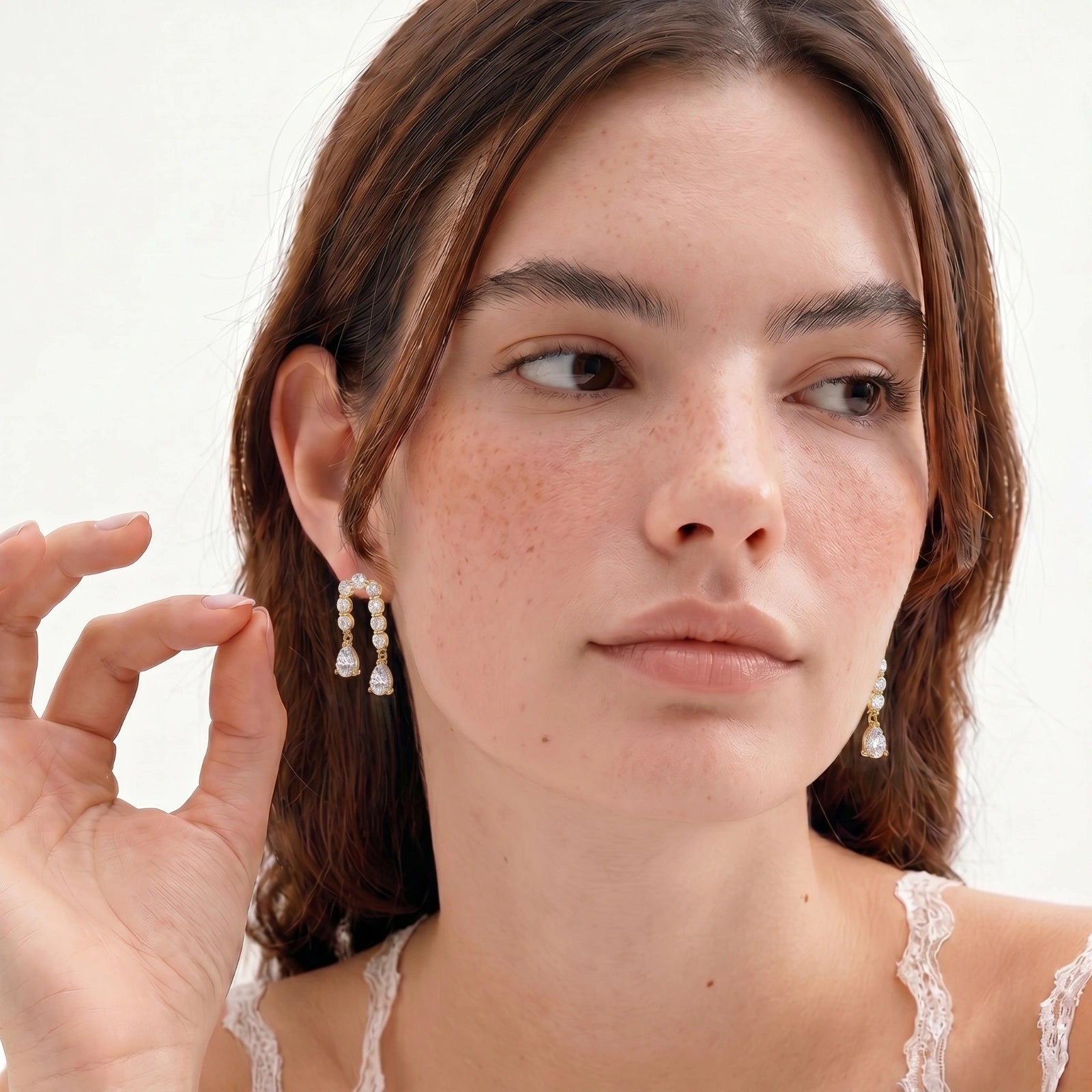 Linear Crystal Drops by ViVi Sotto