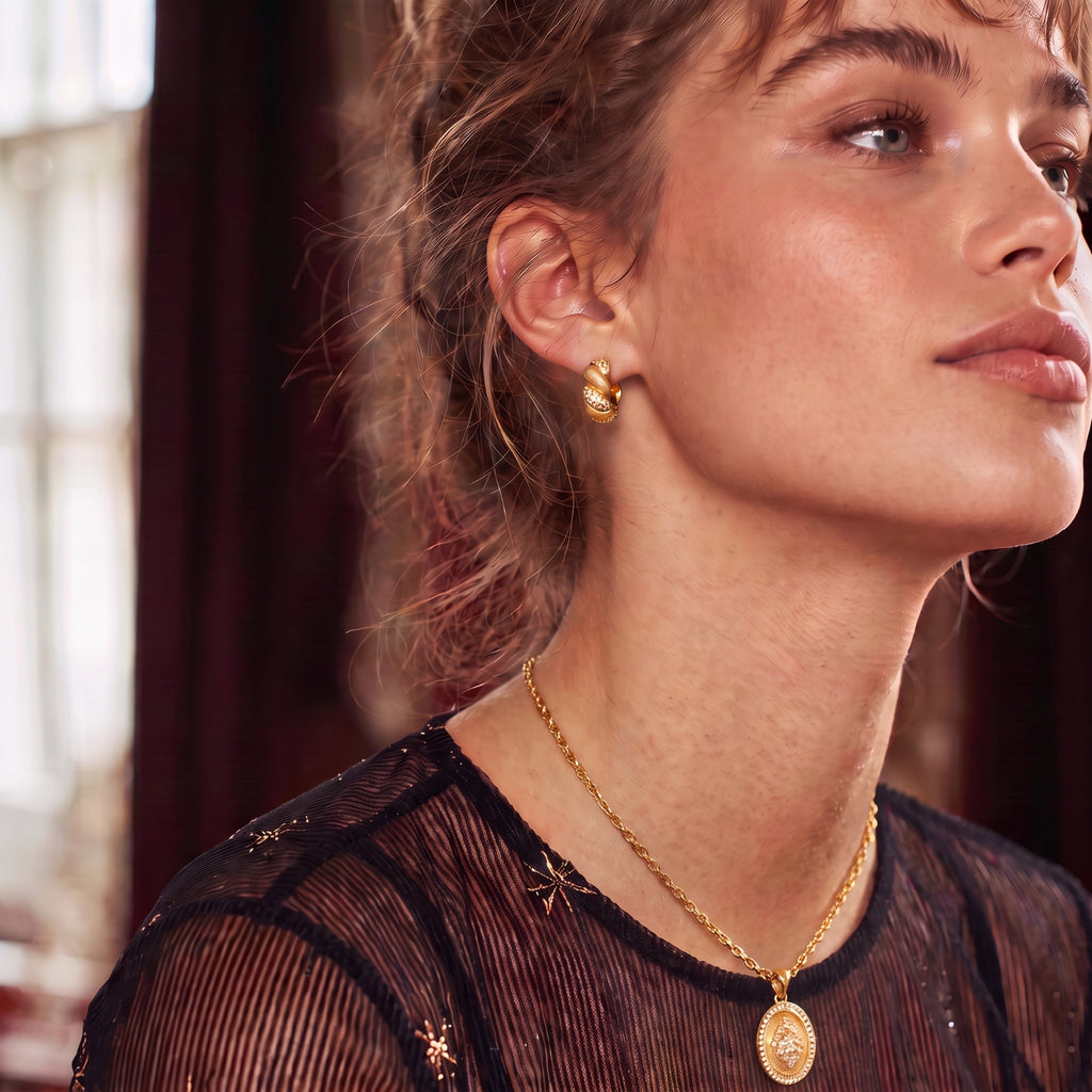 Mandala Coin Necklace by ViVi Sotto